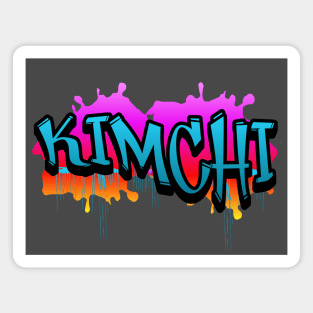 Kimchi, Kimchi design, Korean food, k-food, asian food, bibimbap Sweatshirt, unisex sweatshirt, graffiti text, rice bowl, korean kimchi Magnet
